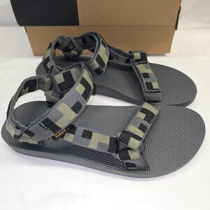 Teva M Original Universal Sandal, Men's Size 9 in Retro Block Grn/Blk/Gry, NIB